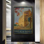 affiche vintage nantes