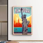 affiche vintage New-York
