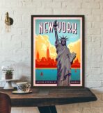affiche vintage New-York