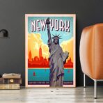 affiche vintage New-York