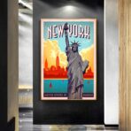 affiche vintage New-York