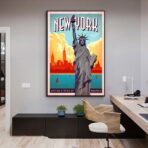 affiche vintage New-York