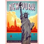 affiche vintage New-York