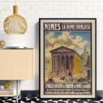 affiche vintage nimes