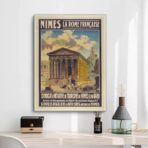 affiche vintage nimes
