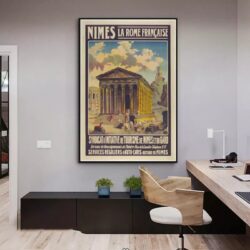 affiche vintage nimes