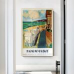 affiche vintage Normandie