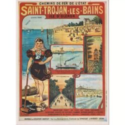 vintage oleron poster