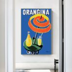 affiche vintage orangina