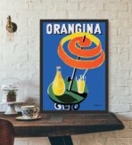 affiche vintage orangina