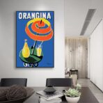 affiche vintage orangina