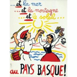 vintage poster basque country
