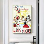 affiche vintage pays basque