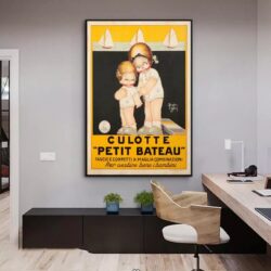 affiche vintage petit bateau