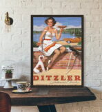 affiche vintage pin up