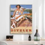 affiche vintage pin up