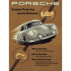 vintage porsche poster