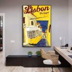 affiche vintage portugal
