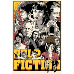 affiche vintage pulp fiction