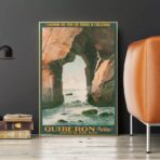 affiche vintage quiberon