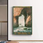affiche vintage quiberon