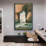 affiche vintage quiberon