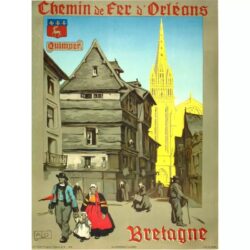 poster vintage quimper