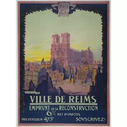 vintage poster reims