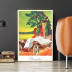 affiche vintage renault