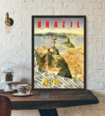 affiche vintage rio