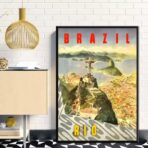 affiche vintage rio