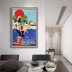 affiche vintage riviera