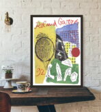 affiche vintage roland garros