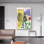 affiche vintage roland garros