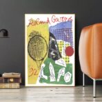 affiche vintage roland garros