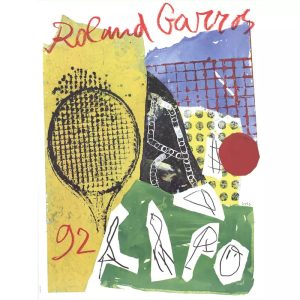 affiche vintage roland garros