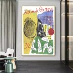 affiche vintage roland garros