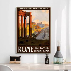 affiche vintage rome