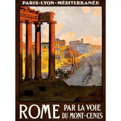 affiche vintage rome