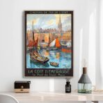 affiche vintage Saint-Malo