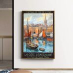 affiche vintage Saint-Malo