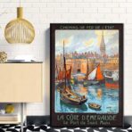 affiche vintage Saint-Malo