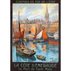 affiche vintage Saint-Malo