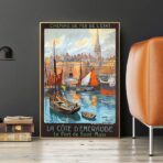 affiche vintage Saint-Malo