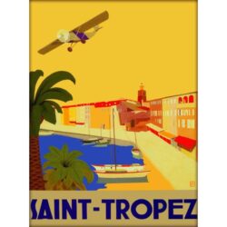 affiche vintage saint-tropez