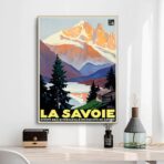 affiche vintage savoie