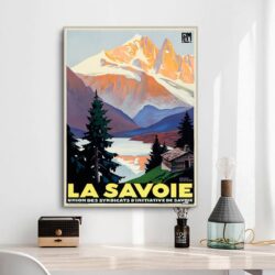 affiche vintage savoie