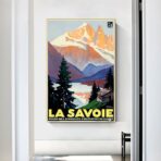 affiche vintage savoie