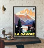 affiche vintage savoie
