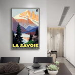 affiche vintage savoie
